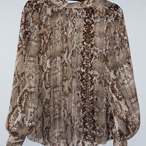 Snake skin blouse